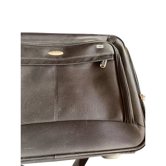 Samsonite BlackLaptop Briefcase With Adjustable Shoulder Strap & Multiple Compar - Picture 10 of 13